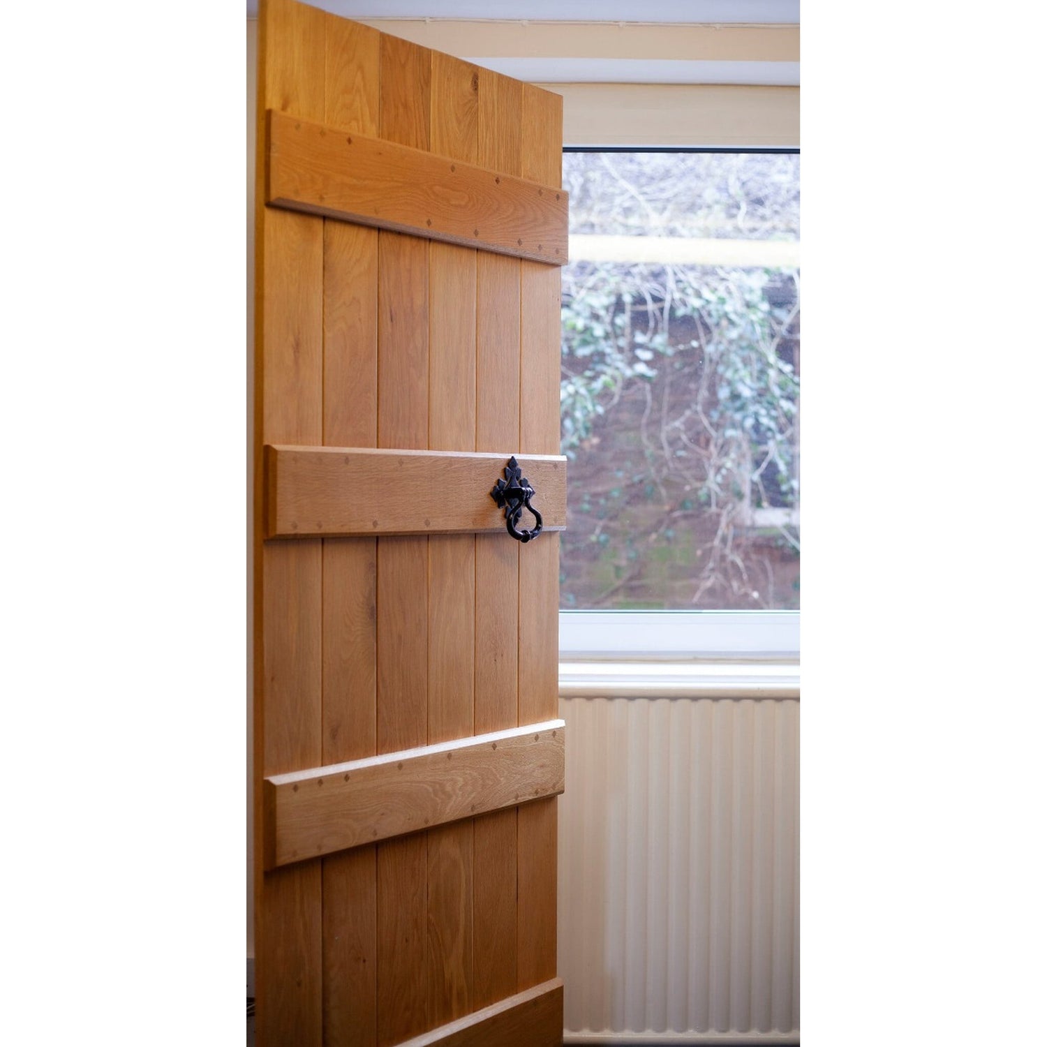 Bespoke Solid Oak 4 Ledge Barn Door