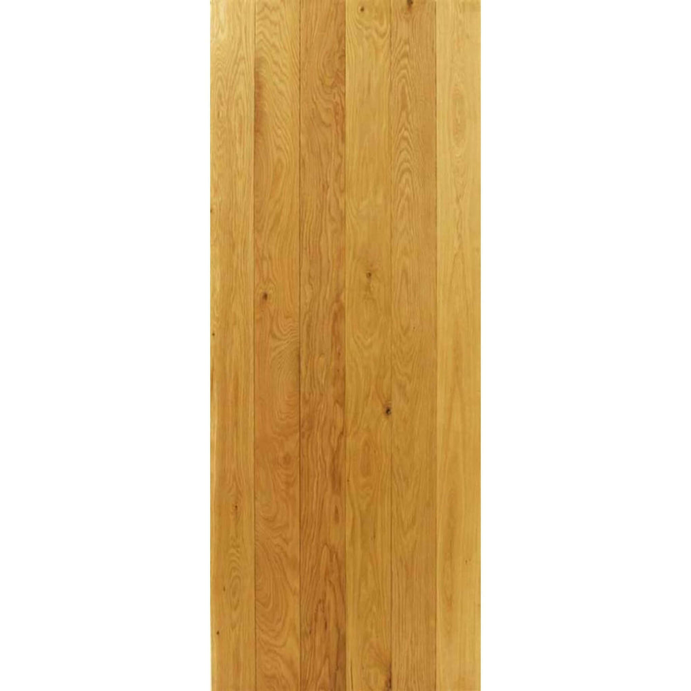 Product solid oak four-ledge single sliding barn door kit door panel detail
