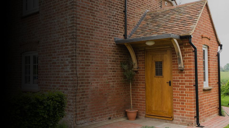 Solid Oak External Door