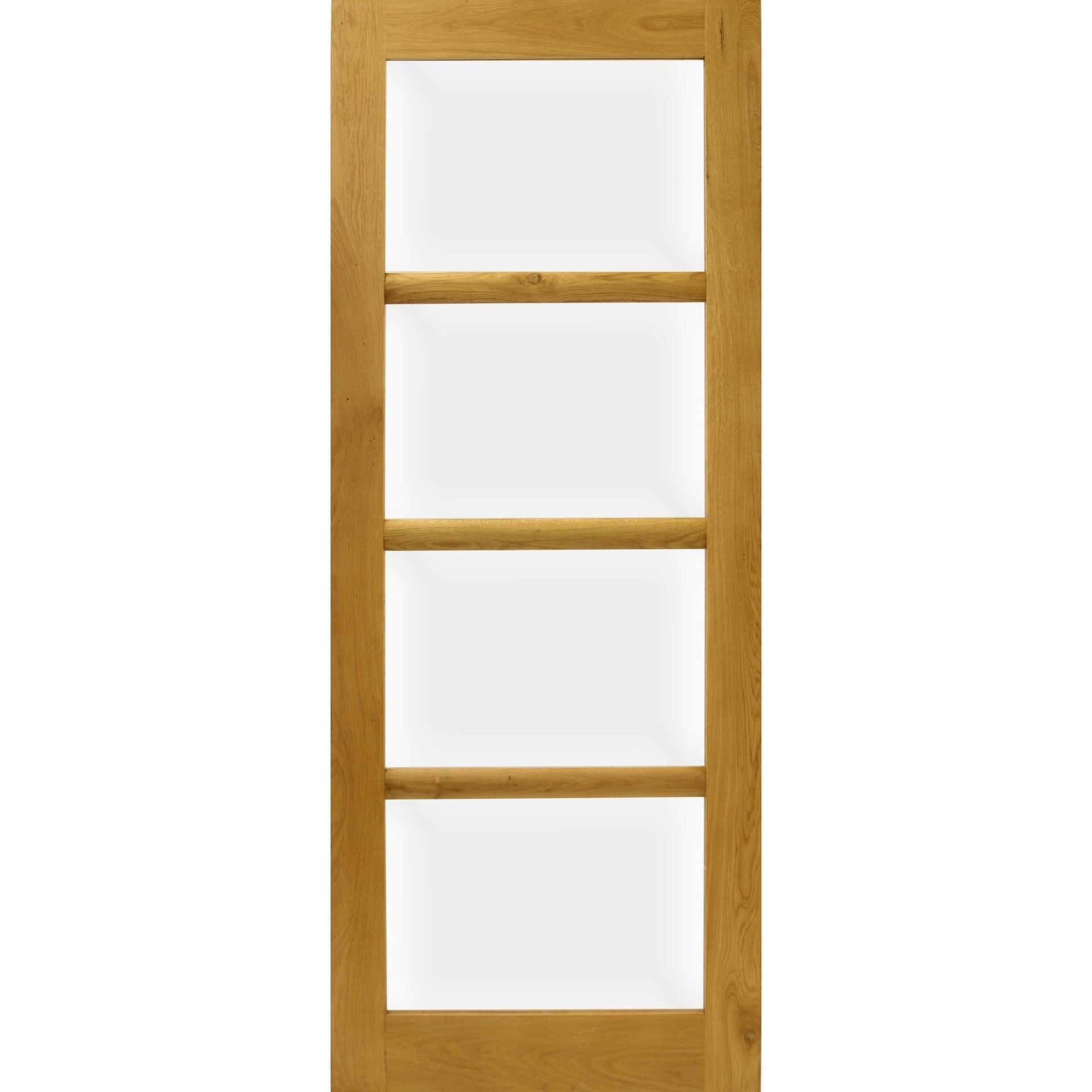 Bespoke Solid Oak Four Panel Glazed French Door