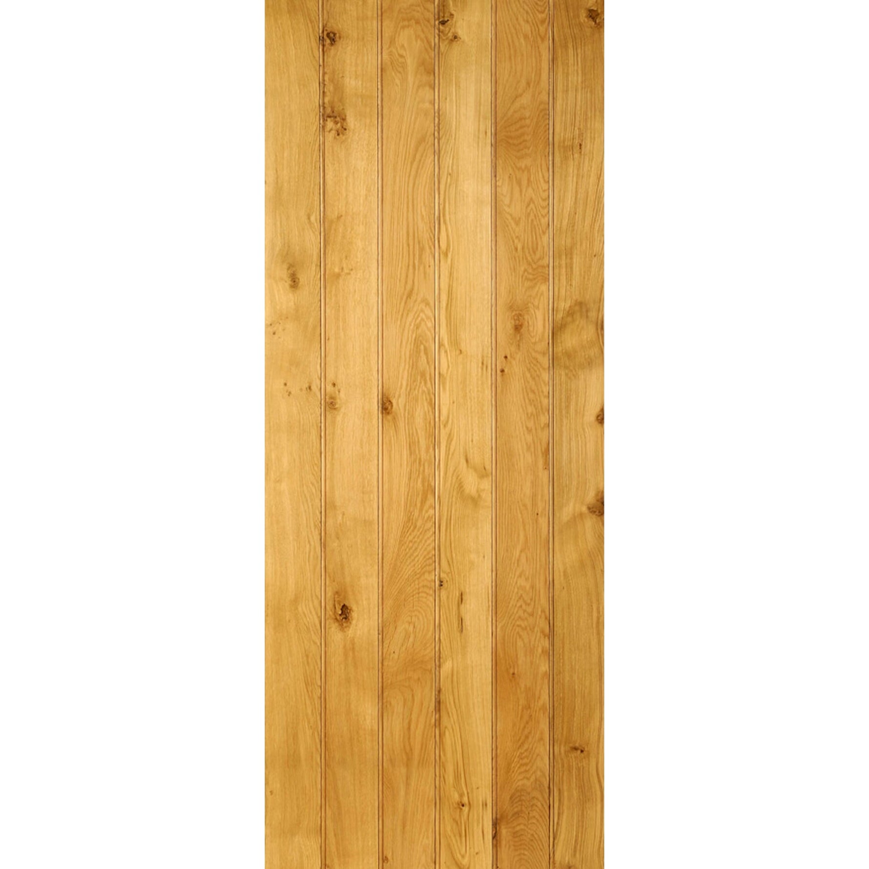 Solid Oak Ledge And Brace Single Sliding Door Kit - Main Product Image