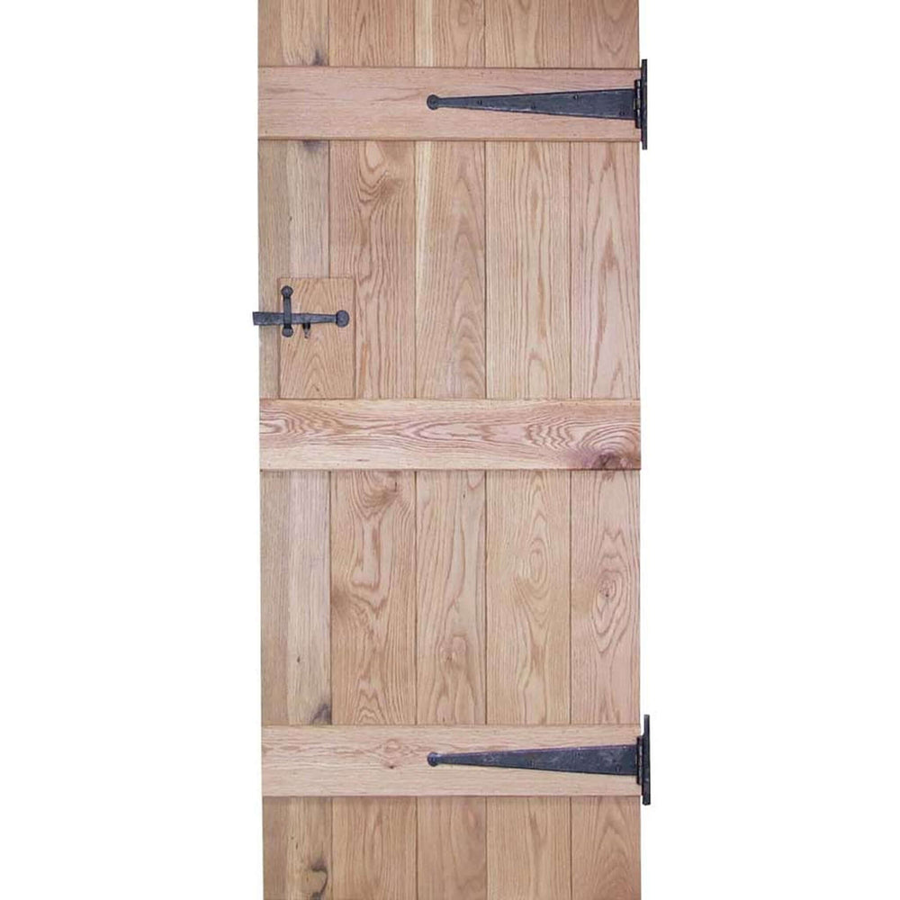 Product solid oak rustic ledged door