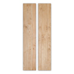 Solid Oak Rustic Bi Fold 3 Ledge Bead and Butt Cottage Door - Main Product Image