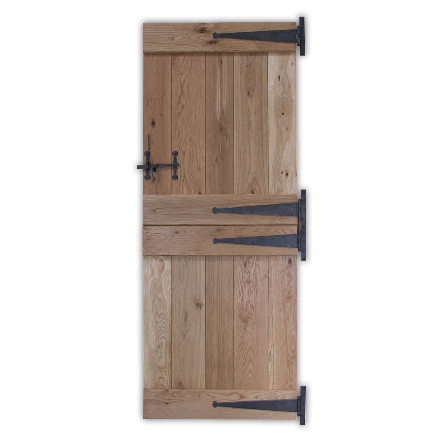Solid Oak Rustic Butt and Bead Profile Stable Door - Main Product Image
