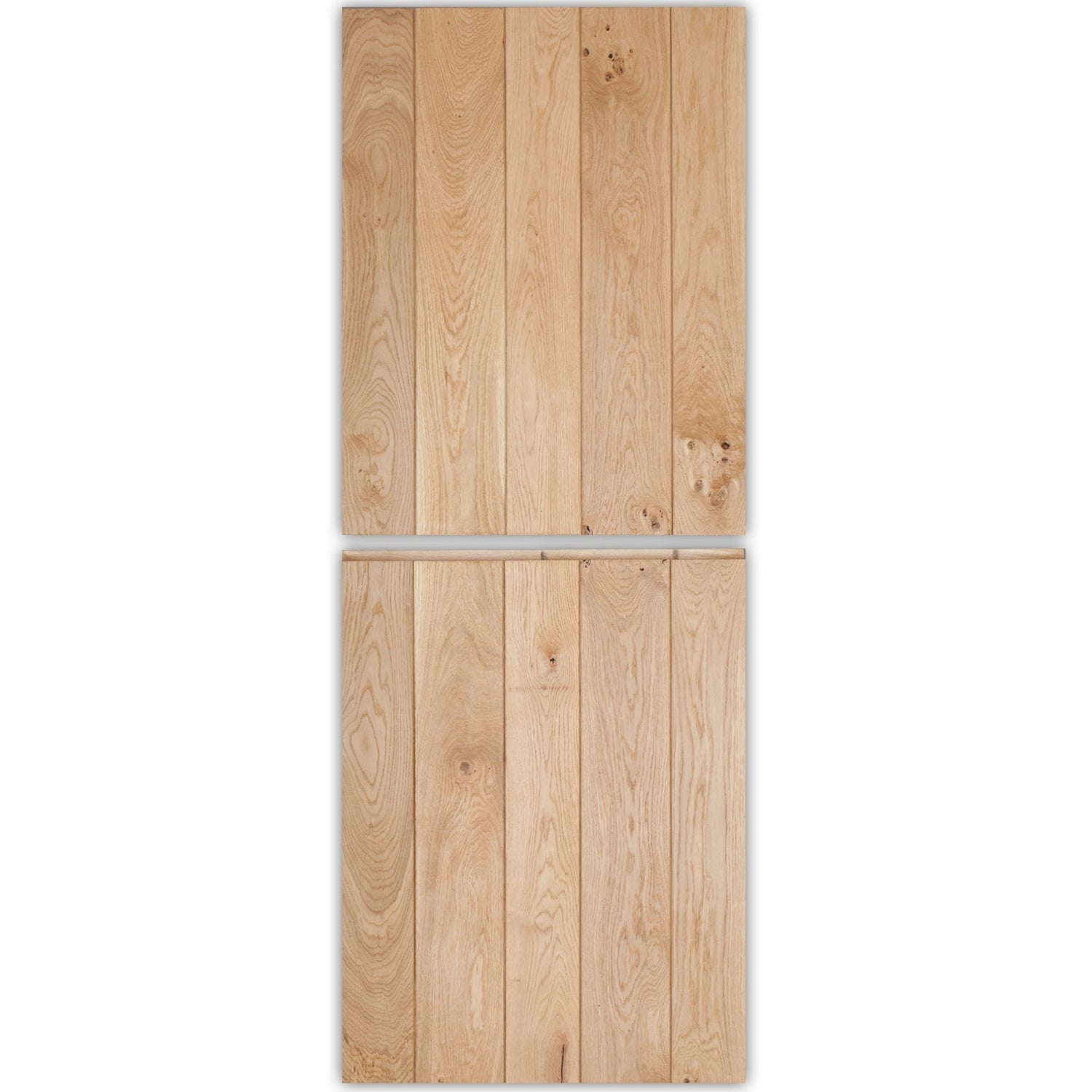 Solid Oak Rustic Butt and Bead Profile Stable Door - Main Product Image