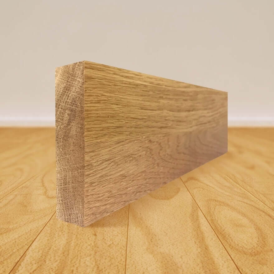 Product solid oak square edge architrave timber length