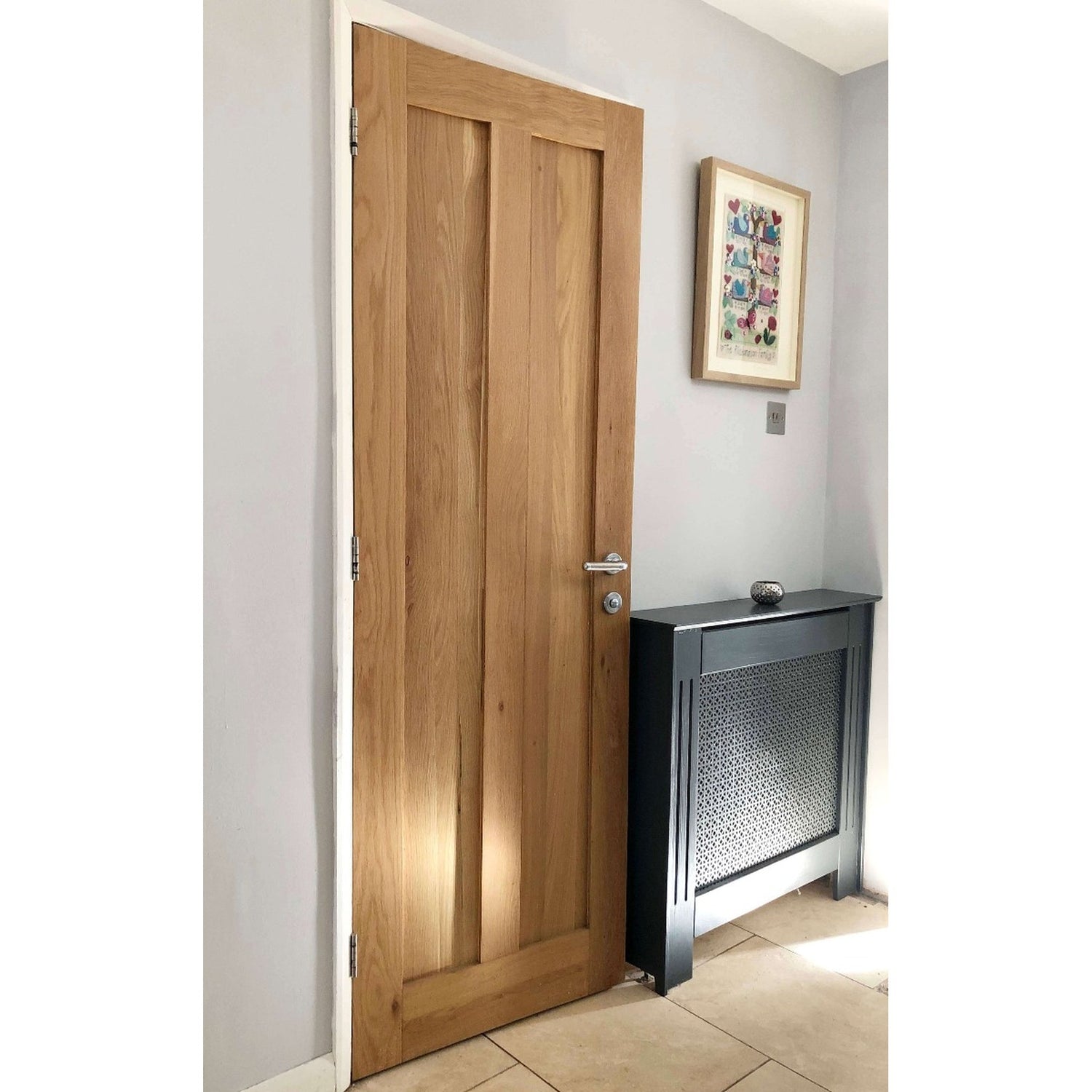 Bespoke Solid Oak Two Panel Door