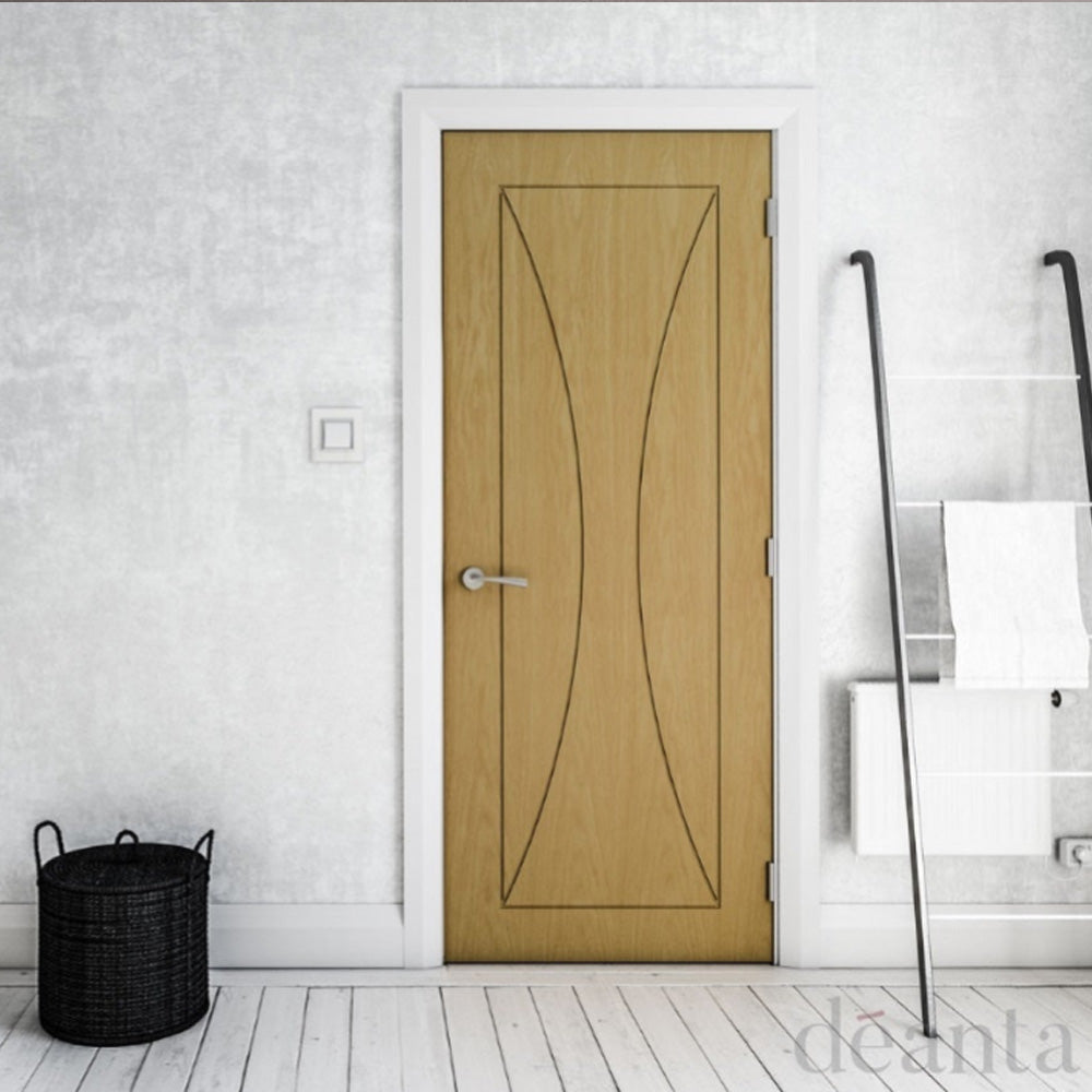 Sorrento prefinished oak fire door lifestyle image