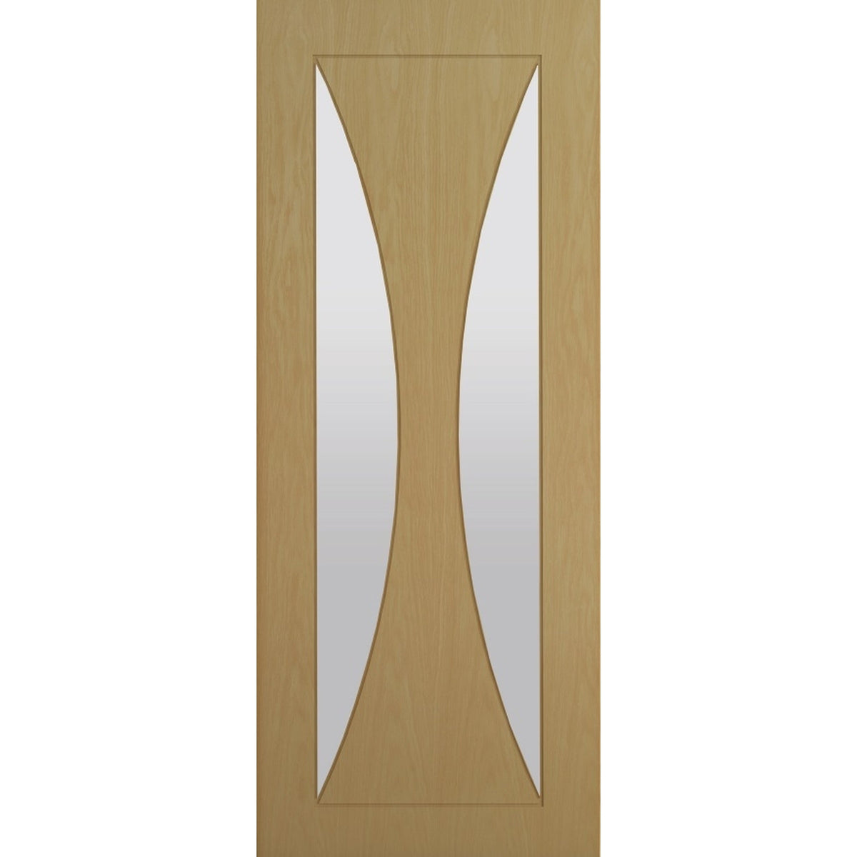 Sorrento Prefinished Oak Glazed Door - Main Product Image