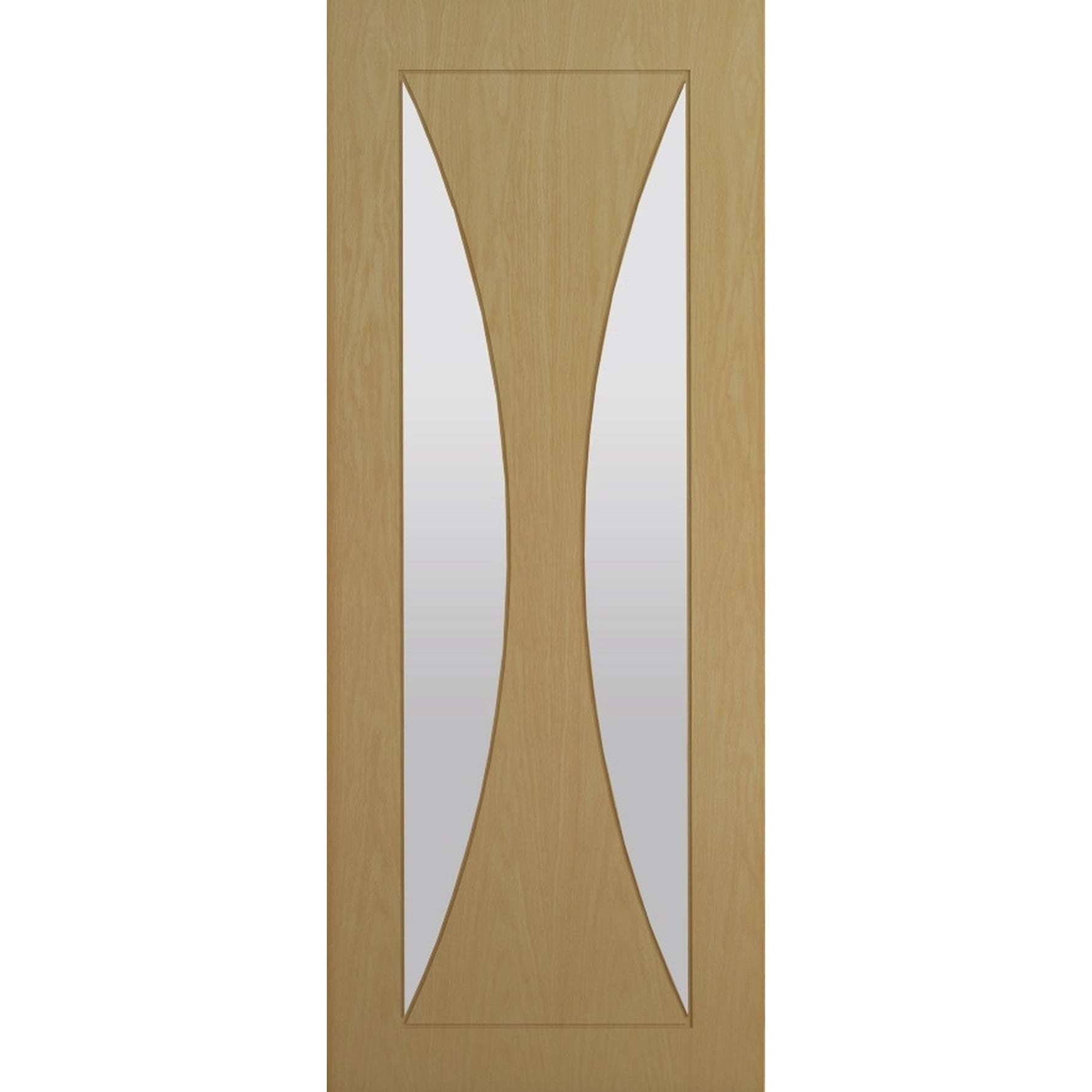 Sorrento Prefinished Oak Glazed Door - Main Product Image