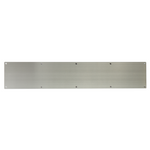 Product Rectangular metal plate with a ribbed surface on a white background