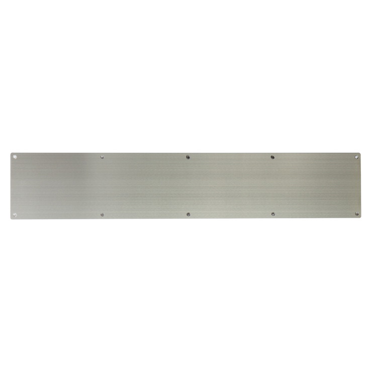 Product Rectangular metal plate with a ribbed surface on a white background