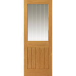 Thames Prefinished Oak Half Light Glazed Internal Door - Main Product Image