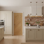 Torino prefinished oak fire door lifestyle kitchen setting
