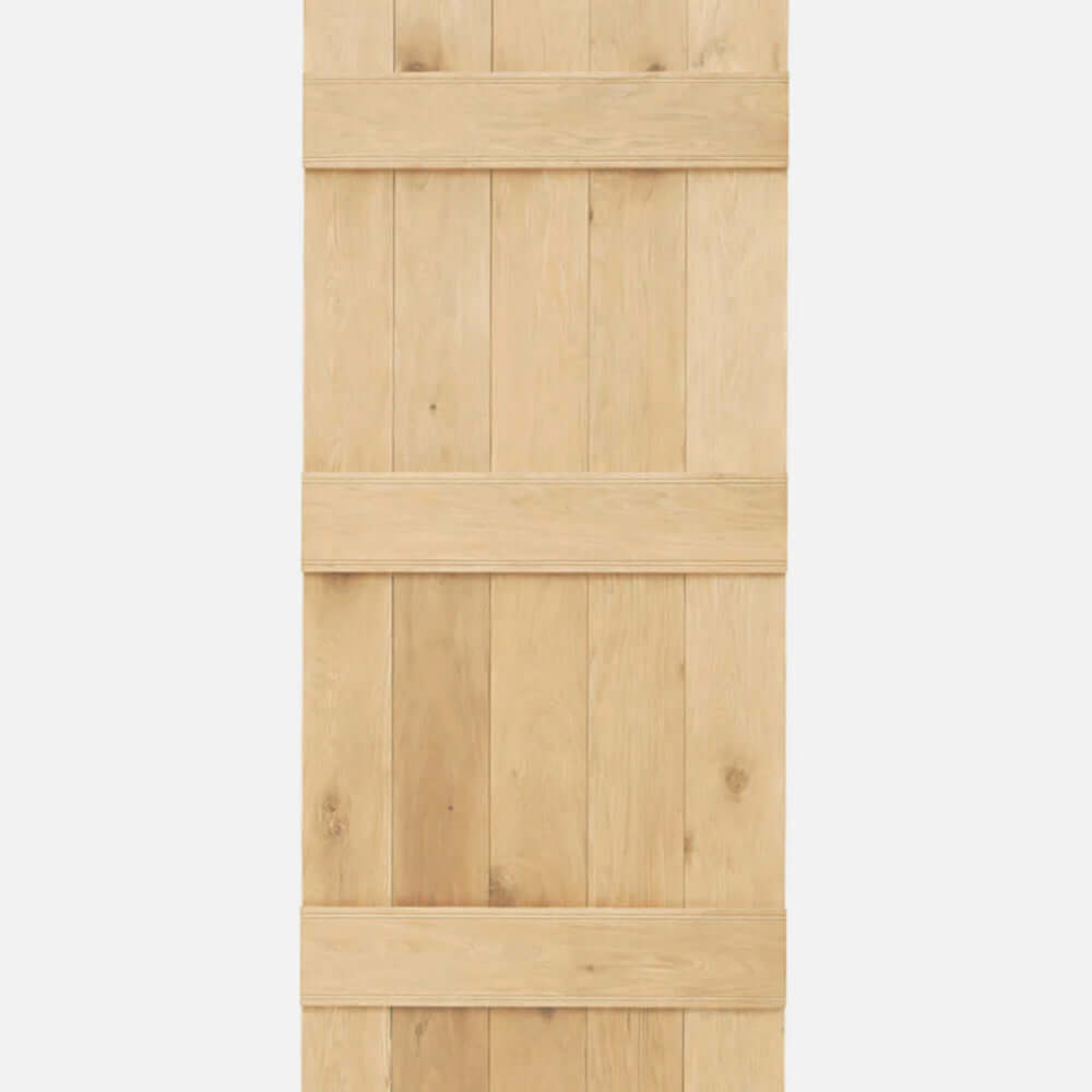 Product unfinished ledged barn hidden fixings solid oak door