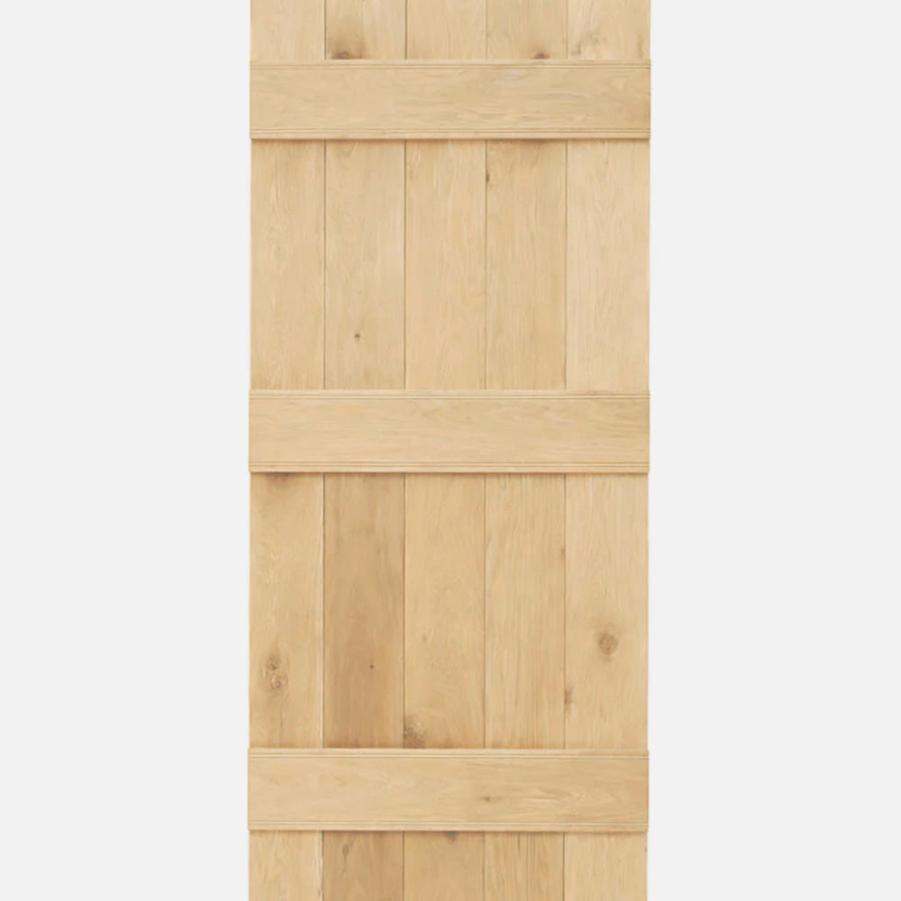 Ledged Barn 'Hidden Fixings' Solid Oak Door