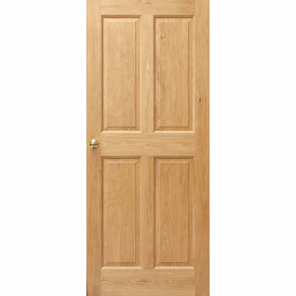 Victorian 4 Panel Solid Oak Door