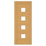 Valencia Prefinished Oak Glazed Internal Door - Main Product Image