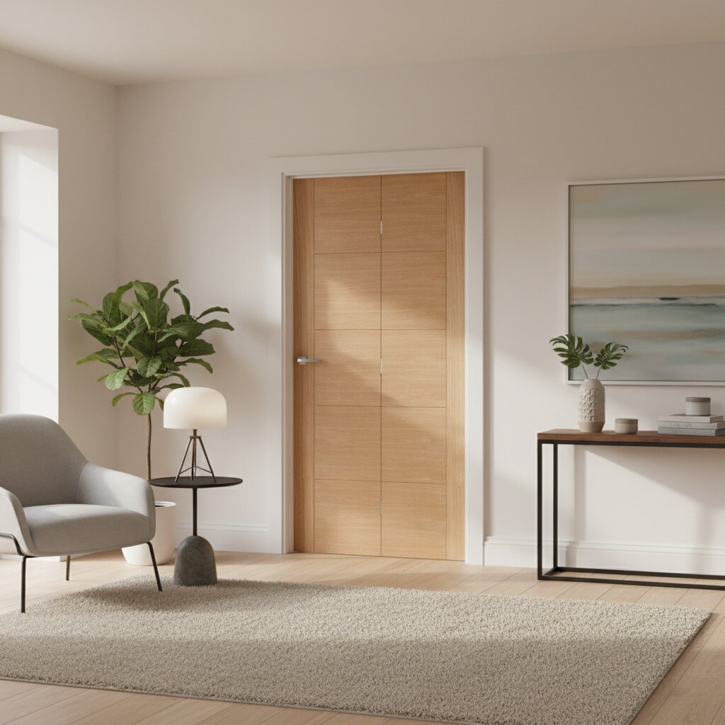 Vancouver Oak Prefinished Bi Fold Door Lifestyle Image