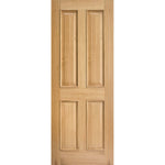 Product Victorian four panel raised moulding oak fire door