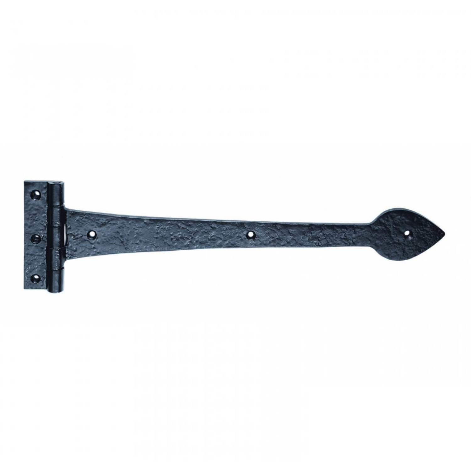 Arrowhead handforged T hinge, powder coated black