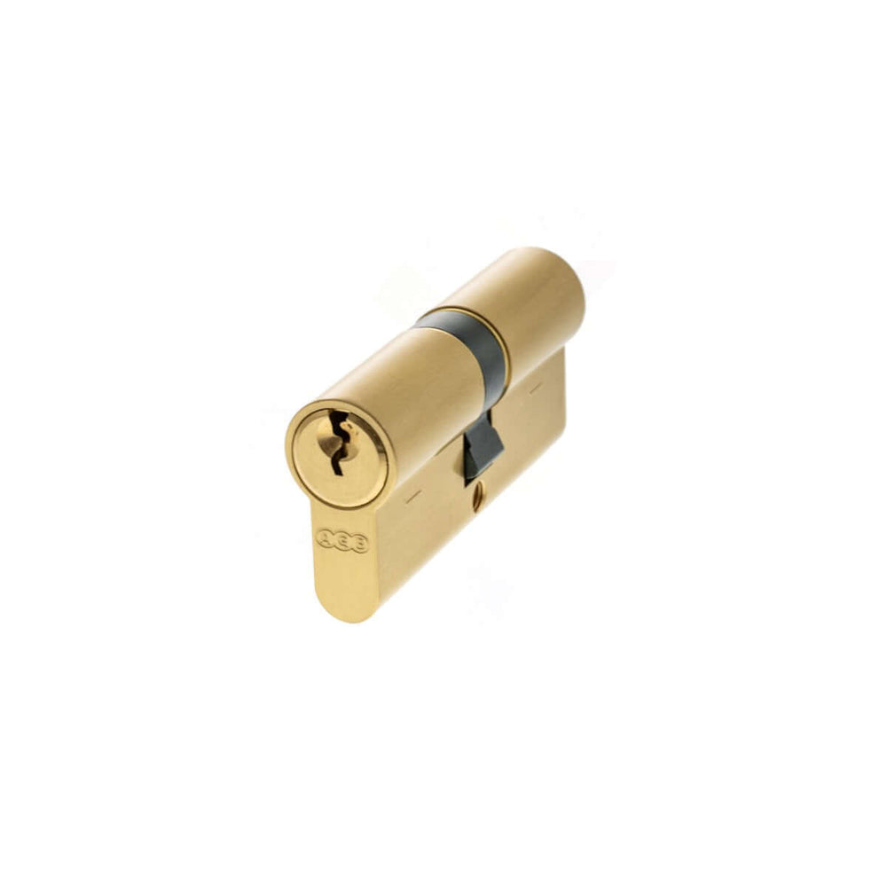 Product satin brass 70mm euro cylinder key key lock