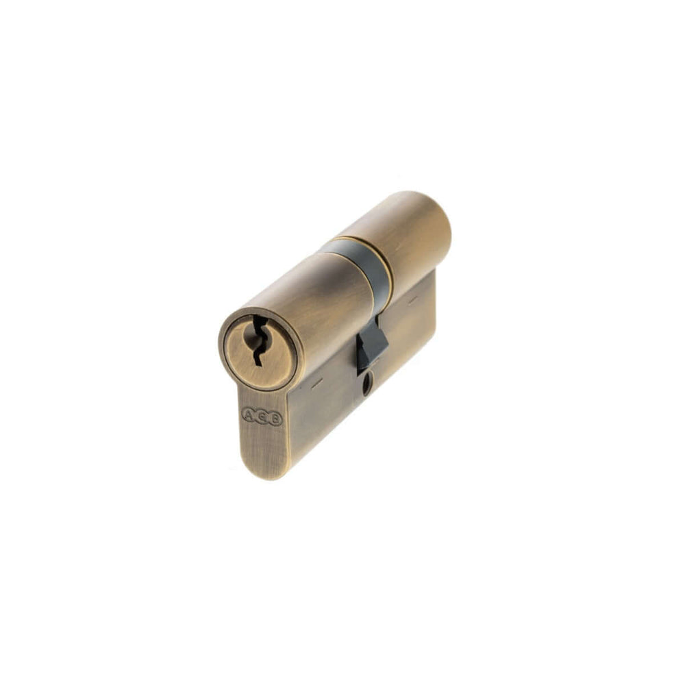 Product matt antique brass 70mm euro cylinder key key lock