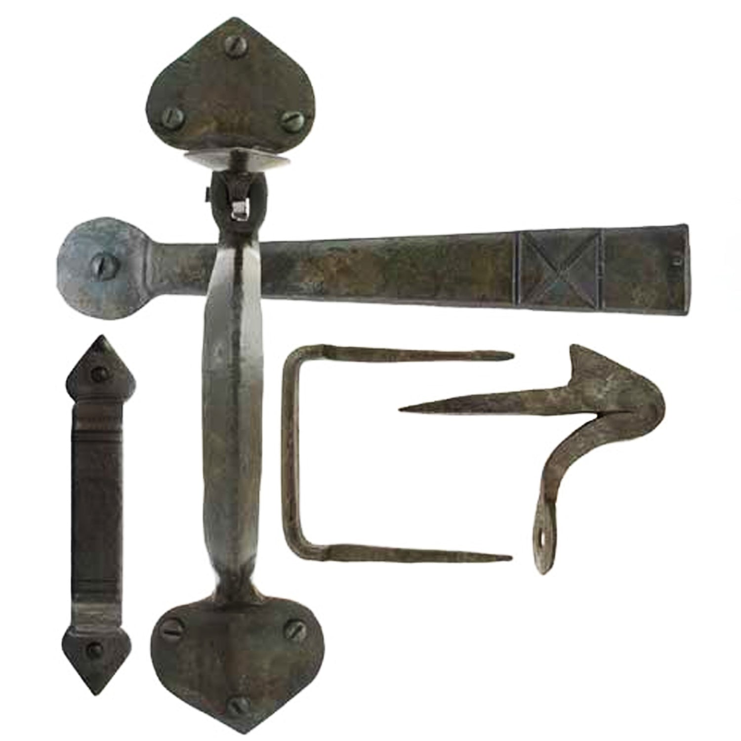 Handmade Gothic Thumblatch - Beeswax