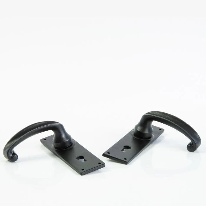 External Harlech Powder Coated Lever Handle