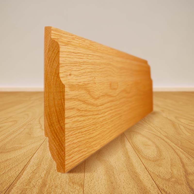 Product lambs tongue solid oak skirting board