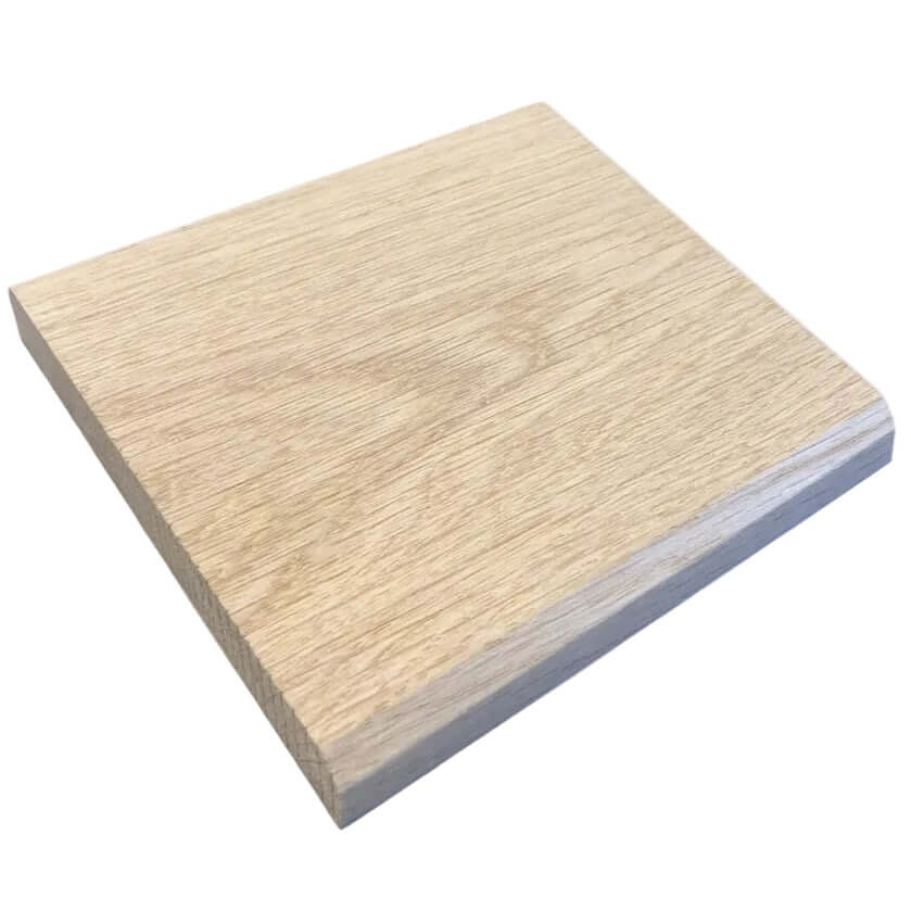 Product light oak latch block on white background